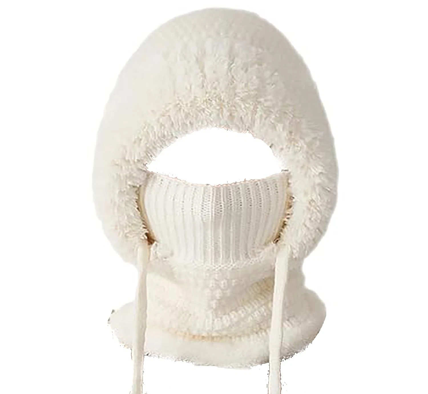 3-in-1 Winter Beanie Hat Set with Fleece Lined Scarf and Face Mask, Women's K...