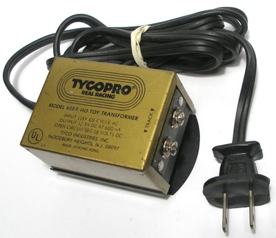 1970-1975 TYCO TYCOPRO HO Slot Car Track TRANSFORMER 6V or 12.5V USED TESTED 608
