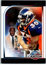 #18 Terrell Davis, Denver Broncos 2024 Score Football MEN OF CANTON Insert