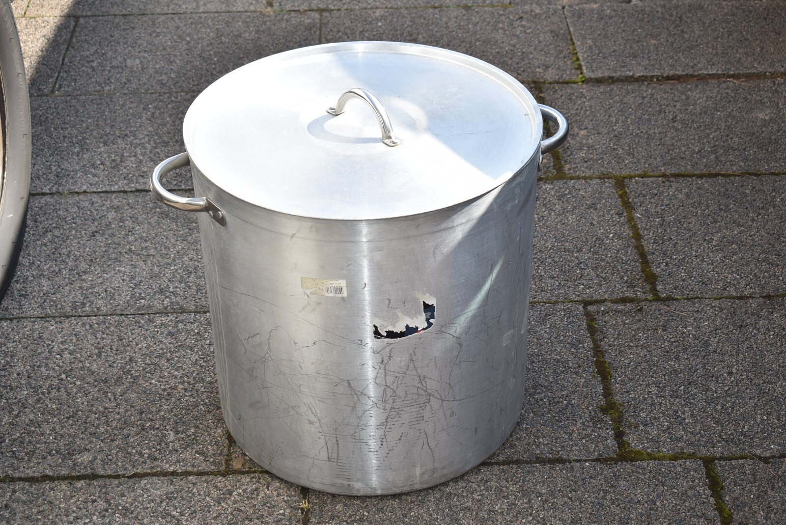 Alutopf Kochtopf Suppentopf Gastrotopf Alubehälter Aluminiumtopf 100 Liter L