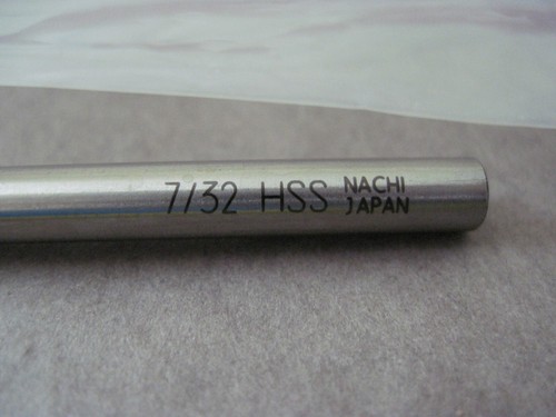 Nachi 1054587 High Speed Steel Extra Long Drill Bit 7/32" x 18" 118° - Picture 3 of 3