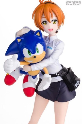 Love Live! SEGA Sonic Rin Hoshizora Figure anime Limited Toy From Japan rare - Picture 2 of 5