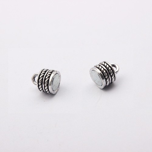 5Sets Antique Silver Strong Magnetic Clasp Connectors Jewelry Bracelet Findings - Picture 2 of 6