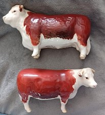 Beswick Herefordshire champions bull and cow, beautiful condition. 