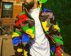 bubble camo jacket