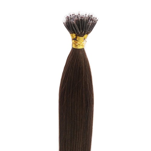 Invisible Nano Ring Beads Tip Hair Extensions100% Real Remy Human Hair Thick1g/s - Picture 24 of 110
