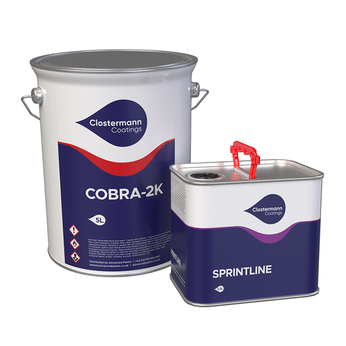 7.5L Paint Kit Clostermann Cobra 2K Ral 6003 Olive Green SATIN Spray