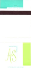 A & S Abraham & Straus Vintage Matchbook Cover