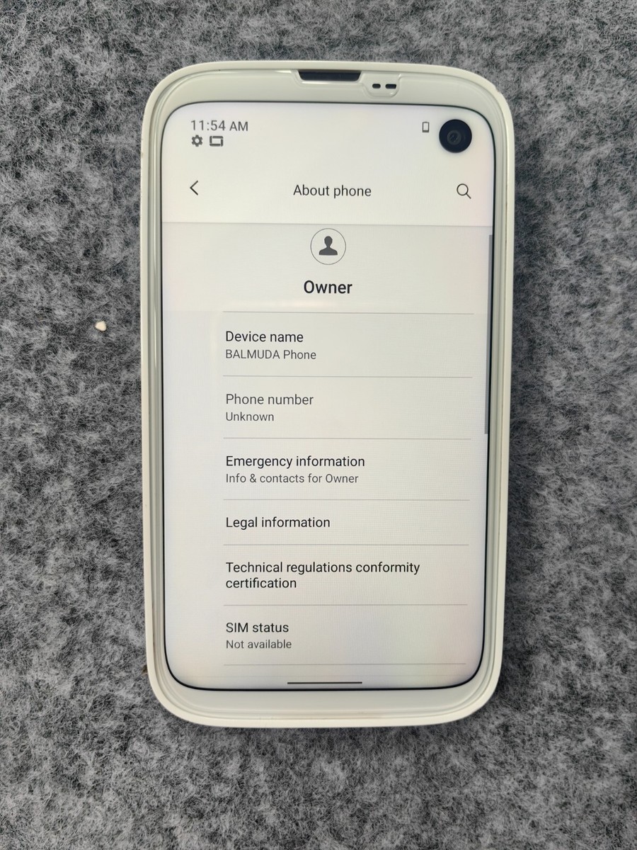 BALMUDA -A101BM 128GB 6GB RAM 48.0MP 4.9