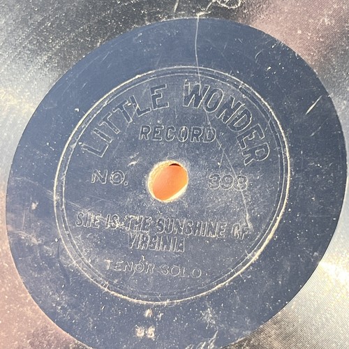 LITTLE WONDER RECORDS No. 393 She Is The Sunshine Of Virginia 78 RPM Columbia - Picture 2 of 2