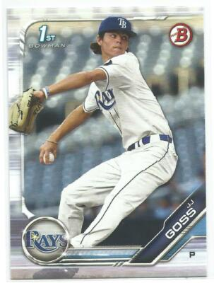 #ad JJ Goss Tampa Bay Rays 2019 Bowman Draft 1st Bowman Card $1.50