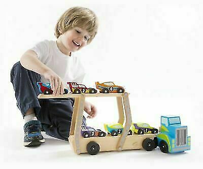 melissa and doug race car carrier
