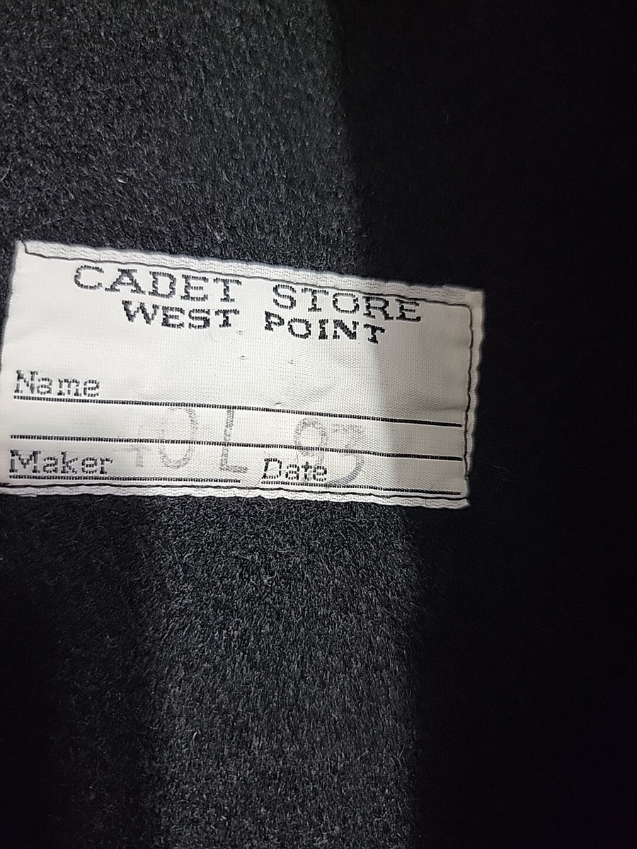 Vintage Cadet West Point Wool Zippered Jacket USMA 98 Size 40L | eBay