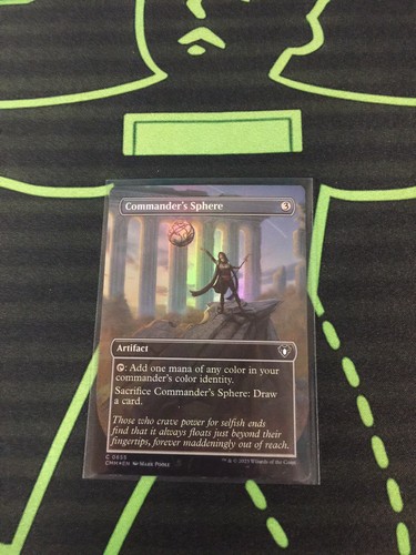 MTG Magic The Gathering Commander’s Sphere Foil Borderless CMM Commander