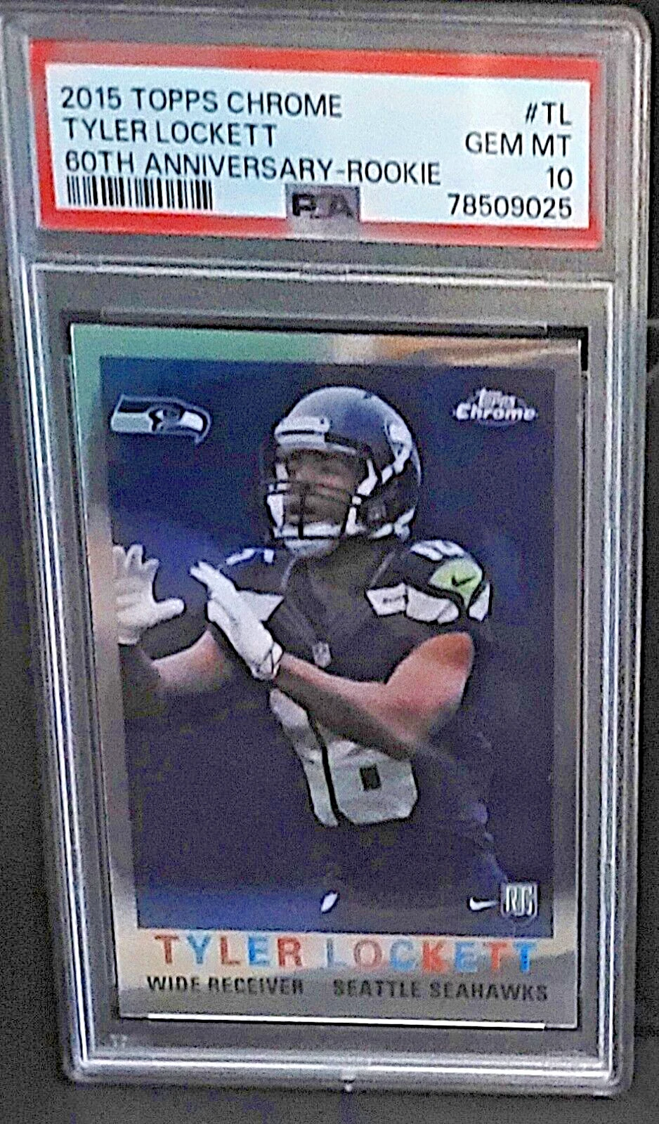 Tyler Lockett Topps Chrome 60th Anniversary #TL Rookie