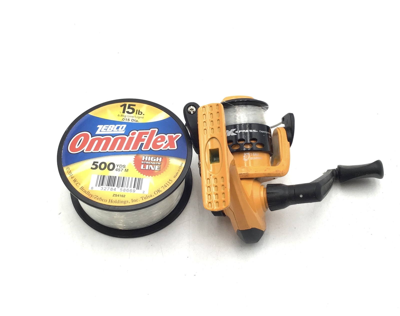 H20 Express Yellow Black Fishing Spinning Reel With Accessories Mixed
