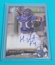 2017 Bowman Chrome Prospects Autograph Meibrys Viloria #CPA-MV Rookie Auto -- Y