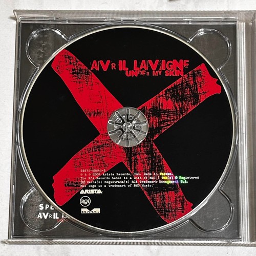 Avril Lavigne 2004 Under My Skin Taiwan Special Edition Box CD+VCD Promo Insert - Picture 5 of 8