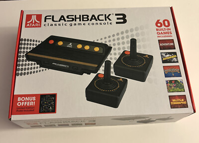 Atari Flashback 3 Classic Game Console with 60 Built-in Games