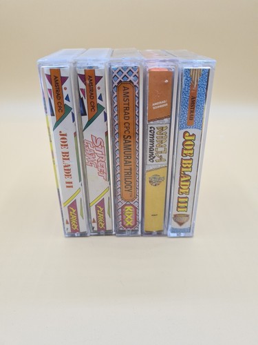 Amstrad CPC Cassette Joe Blade II & 3 Street Gang Minja Commando A85 Untested - Picture 2 of 3