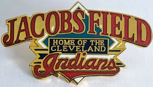 CLEVELAND INDIANS Jacobs Field Home Of The Indians Lapel Pin Tac Vintage NWT1995 - Picture 1 of 4