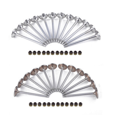 24x Intake & Exhaust Valves Set For VW Audi A4 S4 S5 A6 A7 A8 Q5 Q7 3.0 TFSI