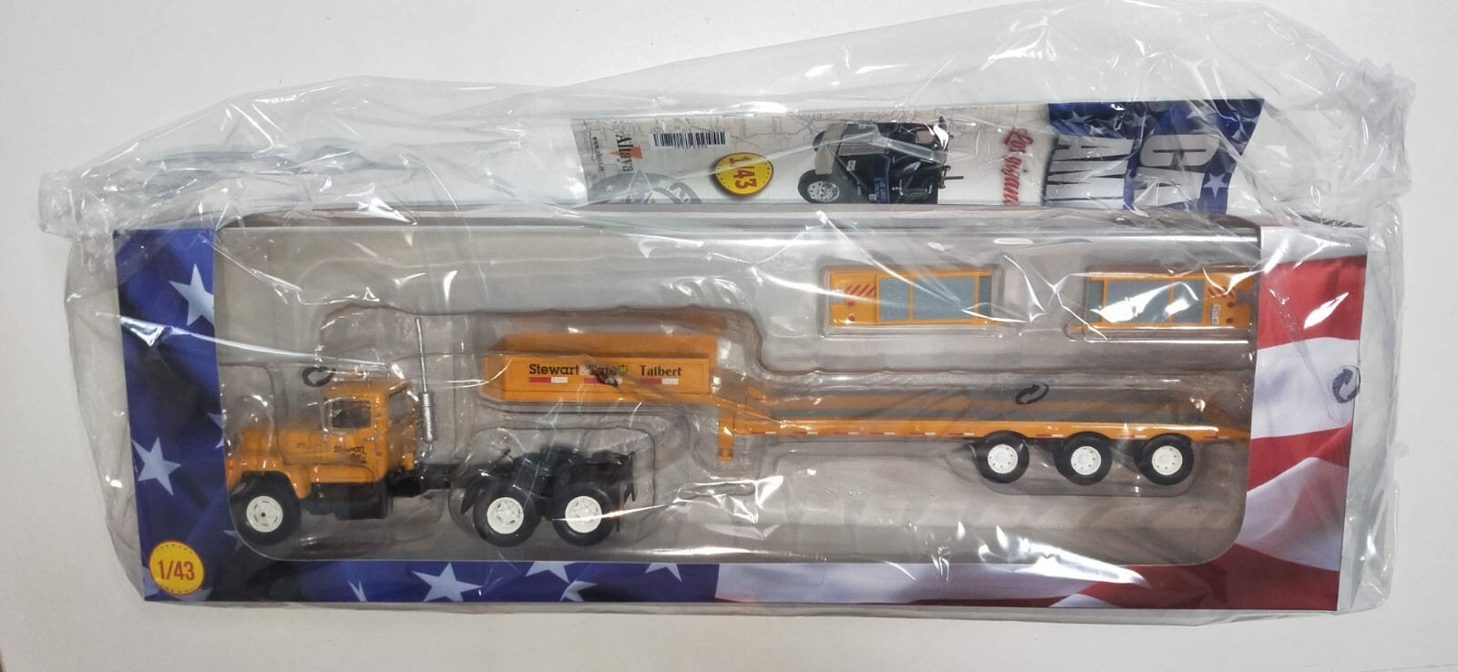 MACK SEMI TRAILER SERIES R ISSUE N°55 DOOR ENGINE STEWART TATE 1:43 ALTAYA-image
