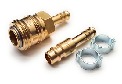 Serie 26 Wasser gespeiste Pol Schlauchverbinder Kupplungssätze & O-Clips