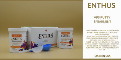 ENTHUS PUTTY FAST SET VPS - BASE & CATALYST DENTAL IMPRESSION 300 ML EACH