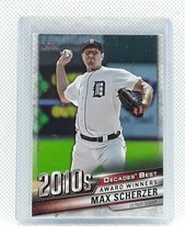 Max Scherzer 2020 Topps Series One Baseball - Decades' Best - Detroit Tigers