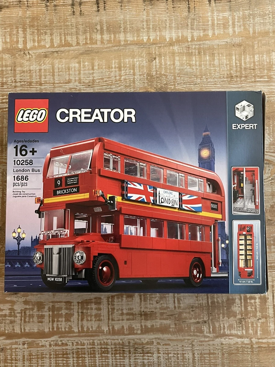 LEGO 10258 EXPERT TRAFFIC LONDON BUS 100% COMP MANUAL BOX | eBay