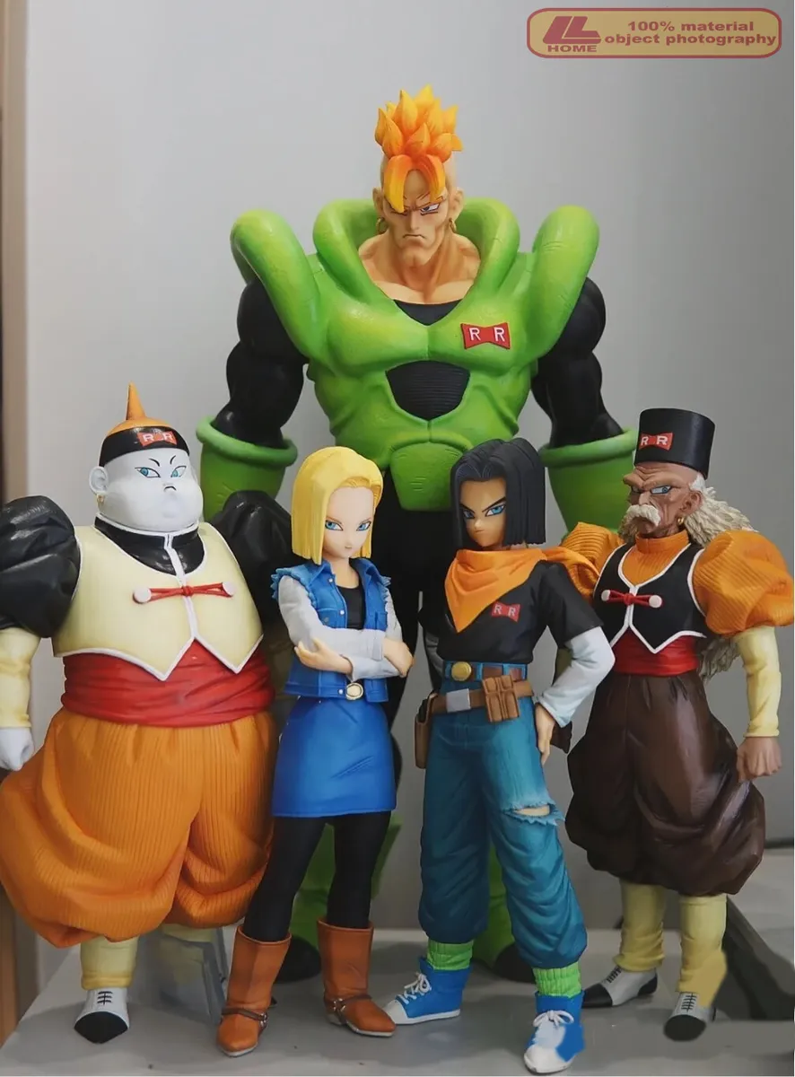 Anime Dragon Ball Z All Android Family #16 17 18 19 20 1Pcs Figure Statue  Gift