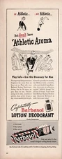 Vintage Print Ad Barbasol Deodorant 1947 Advertisement Retro Barbasol Ads