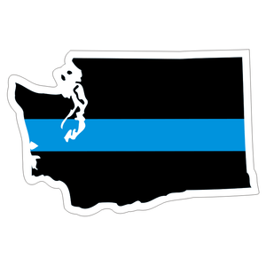 Washington-WA-State-Thin-Blue-Line-Police-Sticker-Decal-223-Made-in-U-S-A