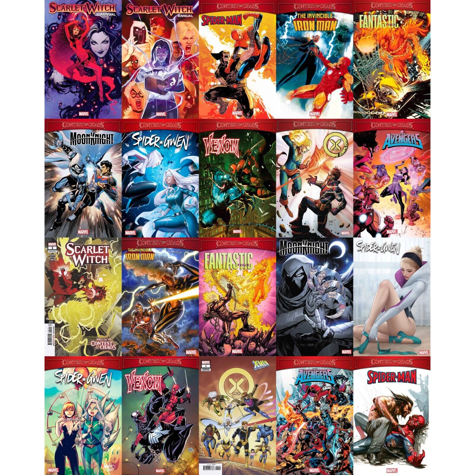 Contest of Chaos (2023) Annual Variants | Marvel | FULL EVENT / COVER SELECT