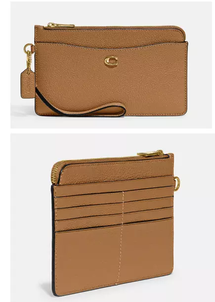 Coach wristlet online card holder