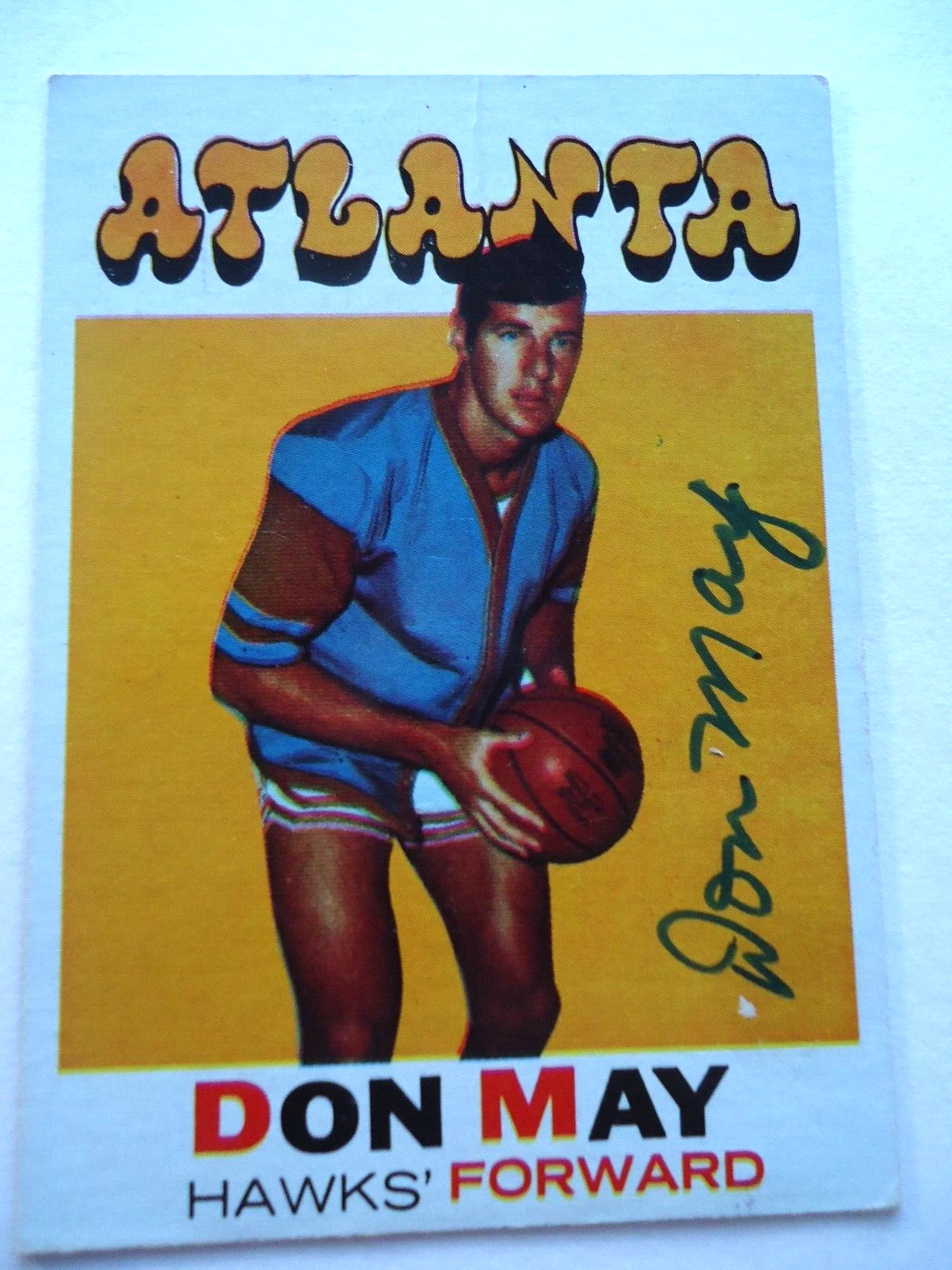 Don May trading card