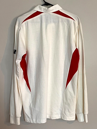 Vtg Nike England Rugby Union Shirt Jersey Men L Long Sleeve Embroidered Logo New - Picture 2 of 16