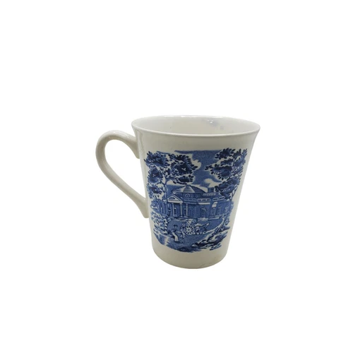 vintage staffordshire liberty blue porcelain tea/coffee cup