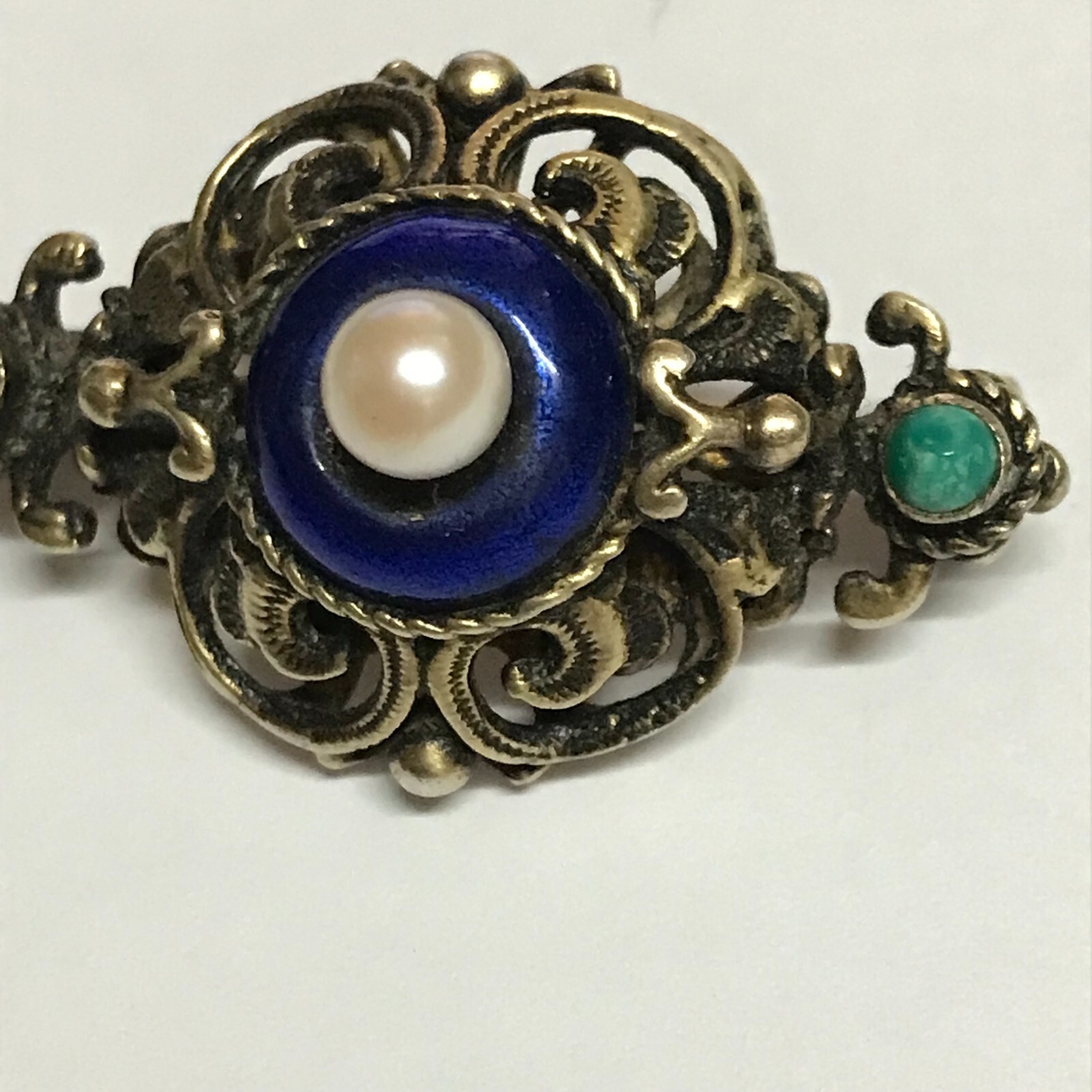 Beautiful Austro-Hungarian Solid Silver Plated Ye… - image 3