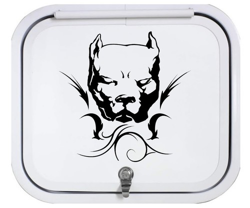 Pit Bull Pitbull Dog Decal Sticker for Car Window Mirror Tribal Tattoo Art C1089 - 第 4/6 張圖片