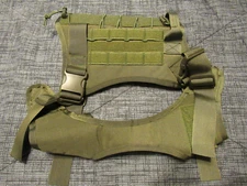 TACTICAL DOG HARNESS ARMY GREEN SIZE LARGE NEW IN EXCELLENT CONDITION