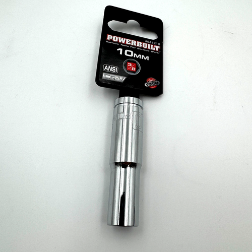 Powerbuilt 10mm Deep Socket 3/8" Drive 6 Point 641210 - Foto 2 di 7