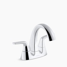 Kohler Elmbrook 4 in. Centerset 2-Handle Chrome Bathroom Faucet R21995-4D-CP