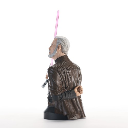 1/6 Star Wars Revenge of The Sith Count Dooku Bust Diamond Select - Picture 3 of 3