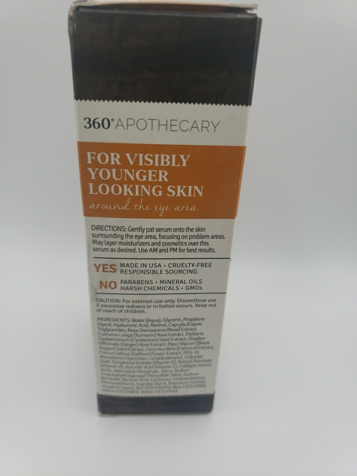 Turmeric + Vitamin C BRIGHTENING EYE SERUM eBay