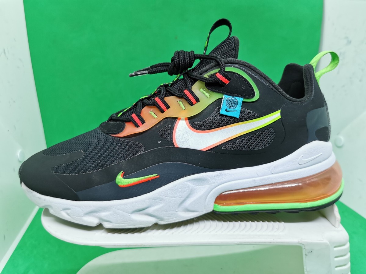 Nike Air Max 270 React Worldwide Black White Crimson CK6457-001