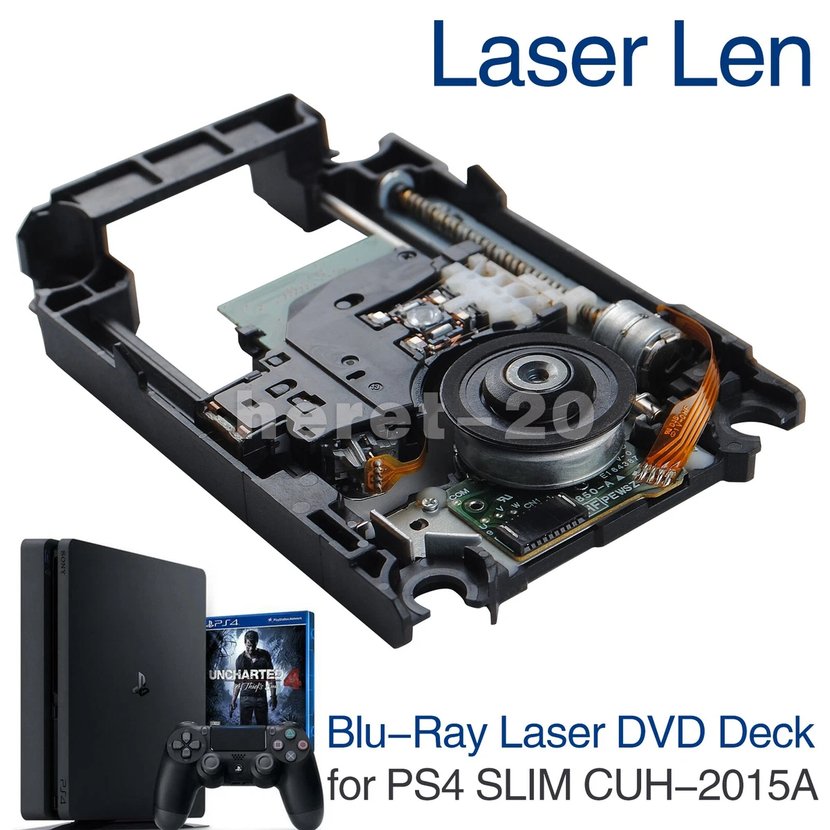 PS4 Blu Ray Laser Lens Deck KEM-496AAA KEM-490AAA KEM-860PHA Playstation 4  Pièces Réparation Lecteur DVD Slide Mécanisme Rail Moteur Pâte Thermique  Tournevis Torx TR8, Spudger Tool Kit Interne : : Électronique