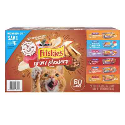 Purina Friskies Wet Cat Food, Gravy Pleasers Variety Pack oz