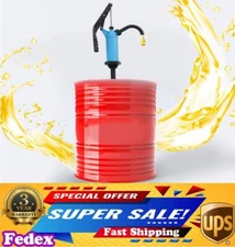 Hand Drum Barrel Pump 5-55 Gallon Fuel Diesel Barrel Oil Transfer Manual Squeeze